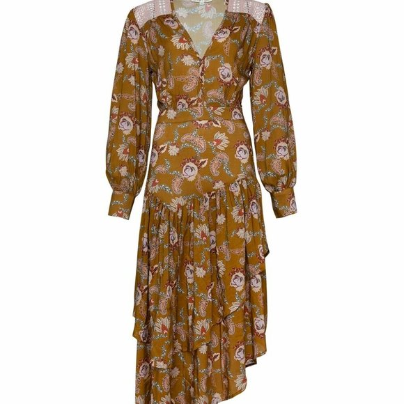 PALMA AUSTRALIA Elsie Long Sleeve Tiered Maxi Dress R$300 - Picture 9 of 9